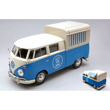 VW TYPE 2 (T1) 1965 DELIVERY VAN FOOD TRUCK BLUE 1:24 Motormax Veicoli Commercia