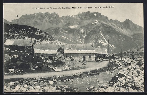 Cpa valloires châlets du - châlets,