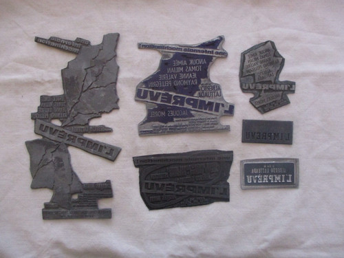 Plaque imprimerie cinema film - plaque,