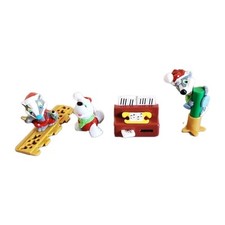 Lot Kinder Surprise Noël – 3 Figurines + 1 Piano  Très bon état – Jouets Vintage