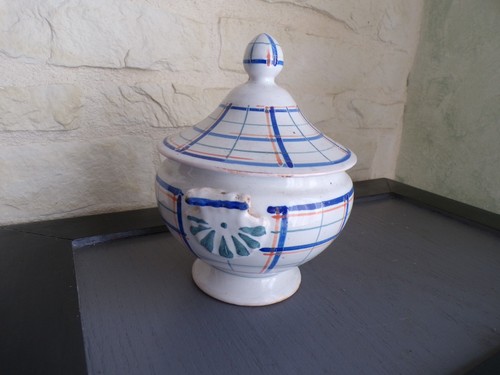 Ancien bol couvert bouillon - ancien,