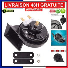 Klaxon Puissant 12V Noir