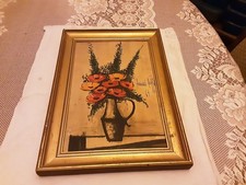 TABLEAU REEDITION BERNARD BUFFET  BOUQUET DE FLEURS