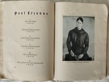 CEZANNE EXHIBITION, CATALOGUE BERLIN 1921 avec 11 TIPPING IN REPRO