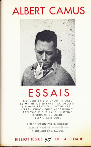 Albert camus essais - albert,