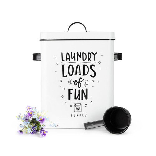 Boîte lessive en métal - lessive, 6l