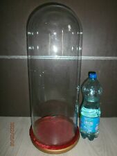 ANCIEN GLOBE CLOCHE VERRE/ROND/DEBUT XXé/H.t.53cm/N°100/mariée mariage curiosité