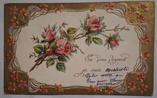 Cpa fantaisie branche de - -,