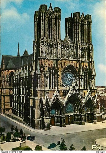 Carte postale reims - 51,