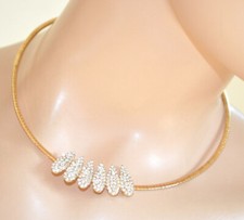 Collier femme or doré