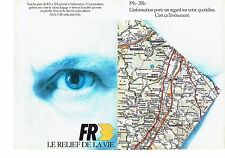 Publicité Advertising 087  1987  chaine TV  FR3 ( 2 pages)