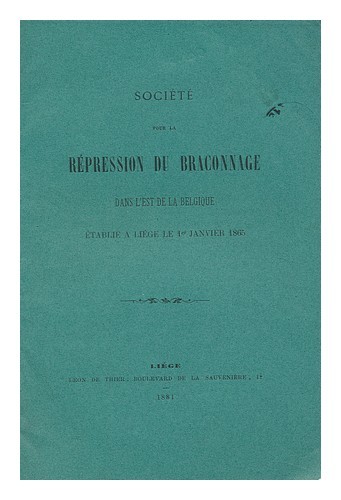 Société pour répression - société,