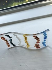 Vague motif fleurs fait main