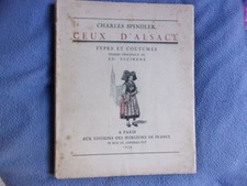 Ceux d'Alsace | Charles Spindler | Bon état