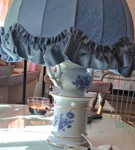 Lampe table porcelaine - de,