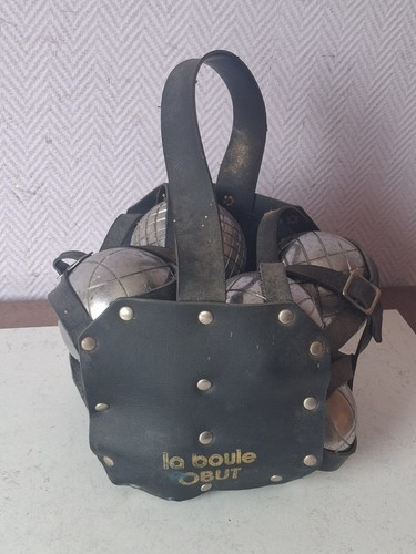 Sacoche cuir obut - sacoche, boules