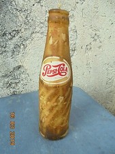 PEPSI-COLA / RARE ANCIENNE BOUTEILLE  /  EN FORME DE BOUGIE 