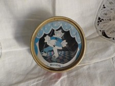 Boîte À Musique Animée Vintage Cirque/Clown Ikecho Japon 