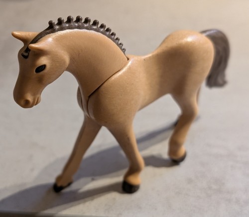 Playmobil cheval beige th8 - cheval,