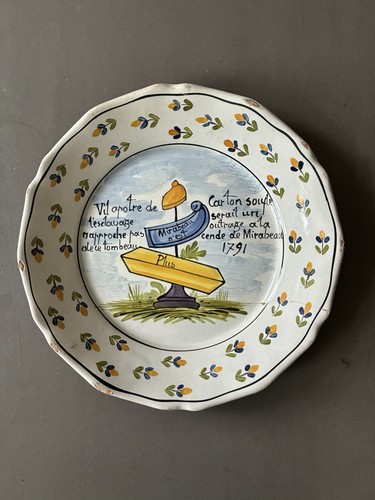 Assiette faïence - en,