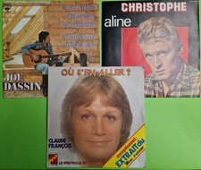 3 Disques Vinyle 45 tours -