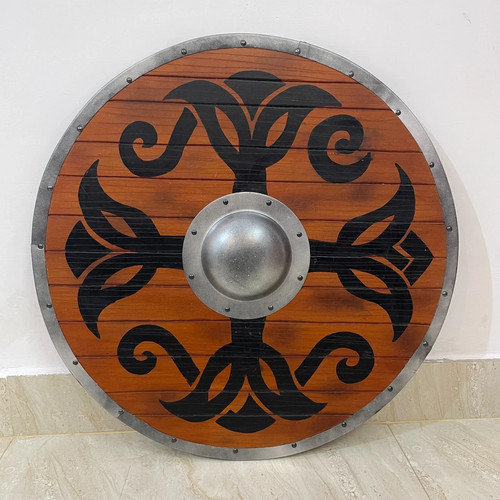 Bouclier rond viking art - viking,