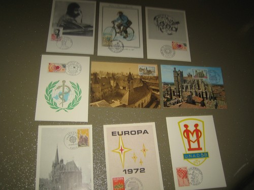 Lot cartes 1er jour 1972 - lot,