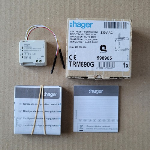 Hager trm690g micromod - hager, 1