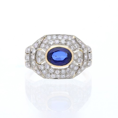 Bague diamants - 2,00, ct.