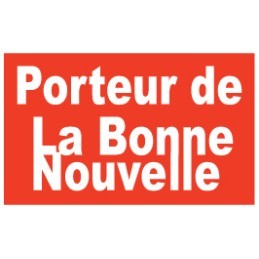 Autocollant porteur de - :,