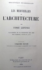 ARCHITECTURE/LES MERVEILLES DE L'../ED LEFEVRE/HACHETTE/1880/66 VIGNETTES