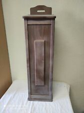 Huche à pain en bois 24 x 22,5 cm par 86 cm de haut