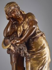 Sculpture Mathurin Moreau • bronze ancien • 19e