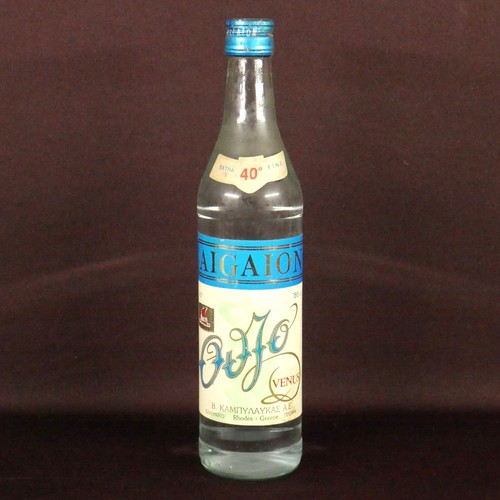 Bouteille ouzo aigaion 70cl - d'ouzo,