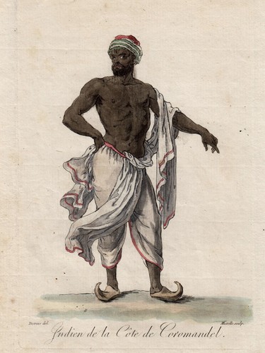 Indien tracht coromandel - indien,