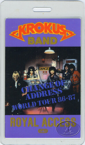 Krokus 1986 pass - 1986-87, d'accÈs