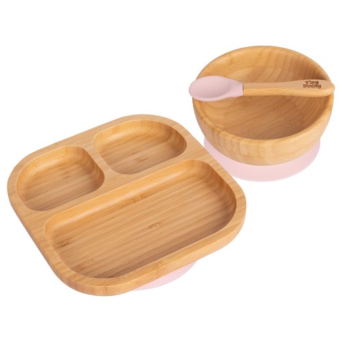 3pc tiny dining rose - dining, pastel