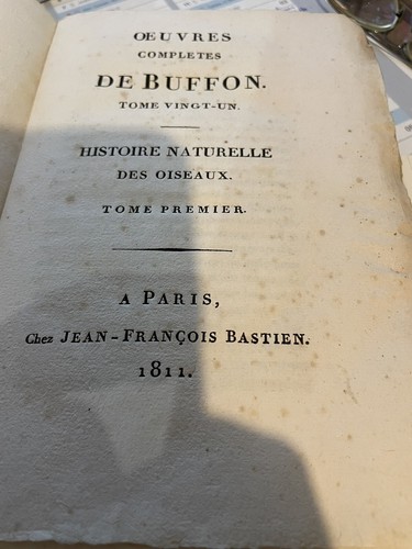 Livre ancien buffon - livre,
