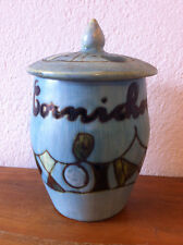 Pot à Cornichons VALLAURIS  de  Marie Christine Treinen