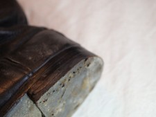 ARMEE ALLEMANDE -paire bottes allemande officier allemand chevillage bois (lib)