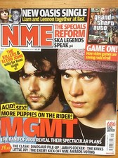NME 06/12/2008 MGMT cover