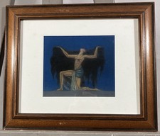 Solange DE FONSECA (XX) Gouache Vue d'une danseuse Période Art Déco Bresil