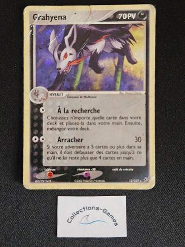 Carte pokémon grahyena - carte, 12/107