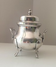 Beau Sucrier en Métal
