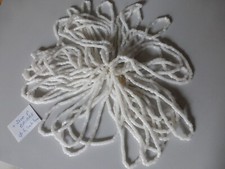 lot 2100 perle ancienne perle émaux de Briare blanc brillant en grappe