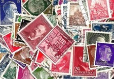 ALLEMAGNE entre 1933 et 1945 lot de 25 à 400 timbres différents