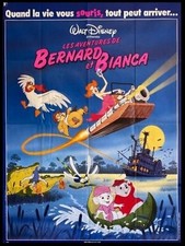 BERNARD ET BIANCA - Affiche CinEma 120x160 PLIEE CAC1618