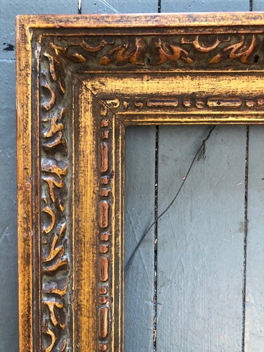 Antique modernist carved gold - antique,