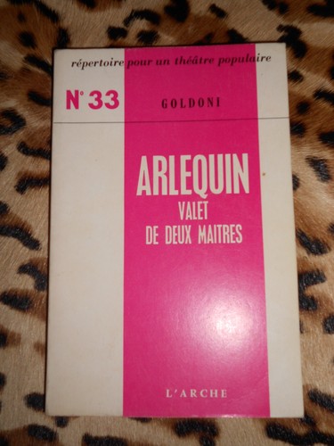 Goldoni arlequin valet de - :,