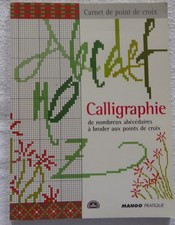 Livre Calligraphie Abécédaires à broder aux points de croix